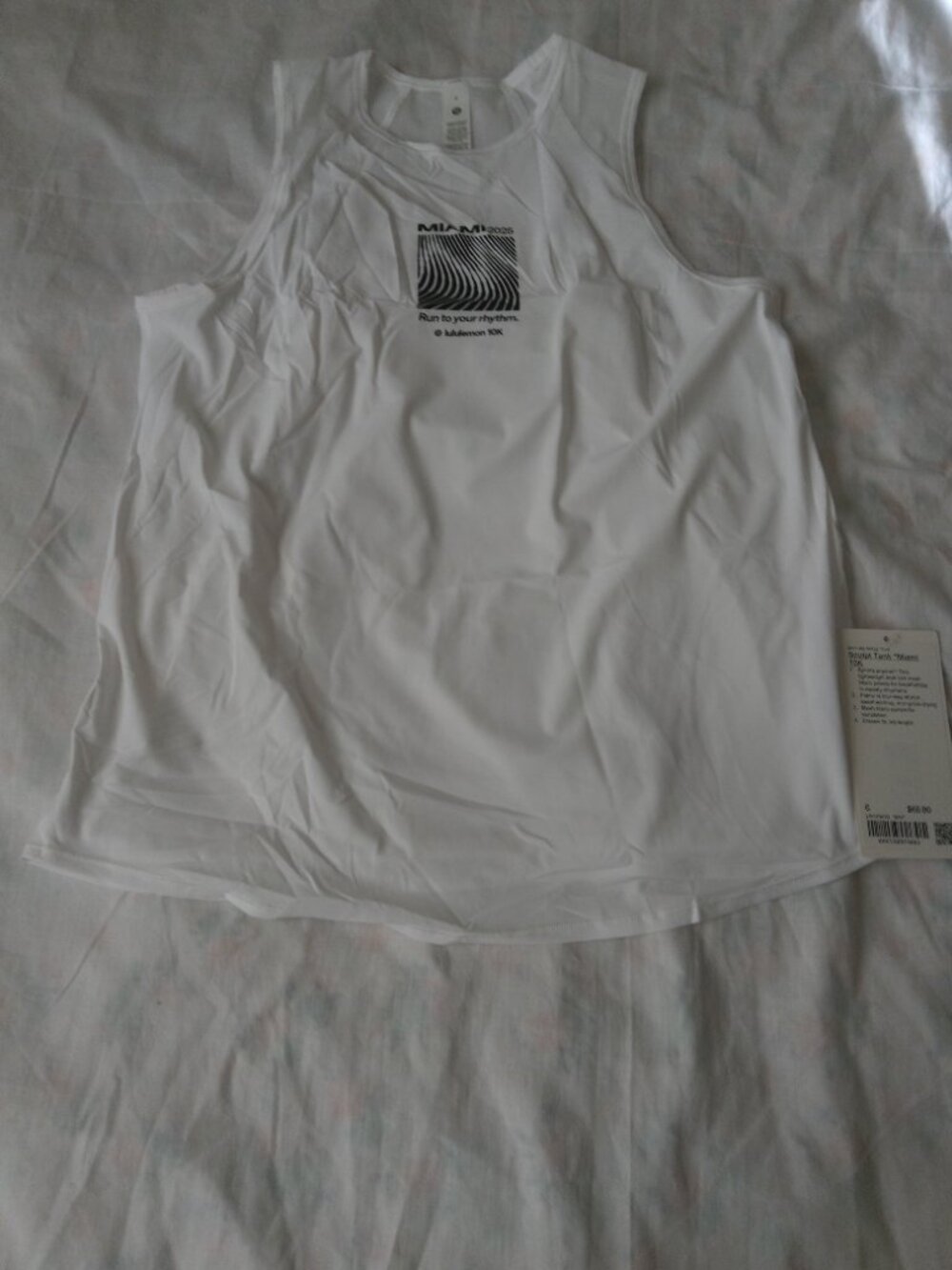 Lululemon Women's Skulpt Tank Top White 6